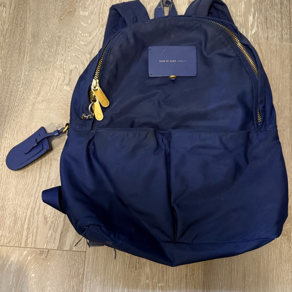 Navy Blue Backpack Marc Jacobs